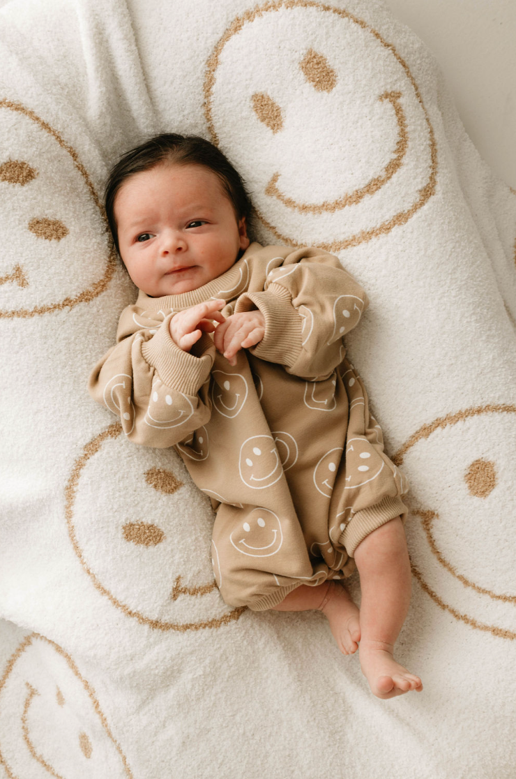 Long Sleeve Romper | Just Smile
