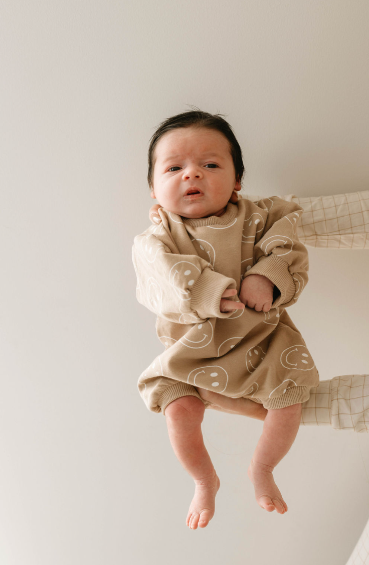 Long Sleeve Romper | Just Smile