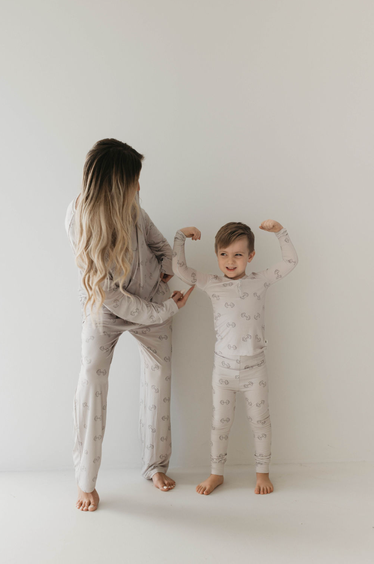Men's Long Sleeve Bamboo Pajamas | Arm Day