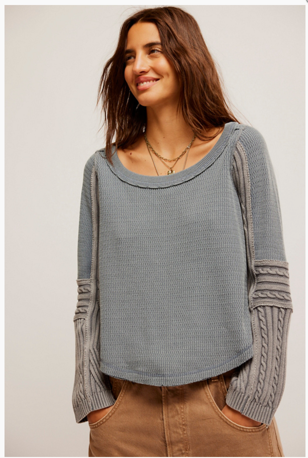 Free People Singing Cable Cuff Weathervane Combo