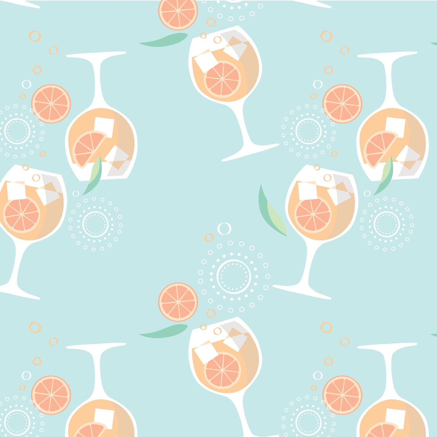 Crib Sheet in Spritz Seafoam Green