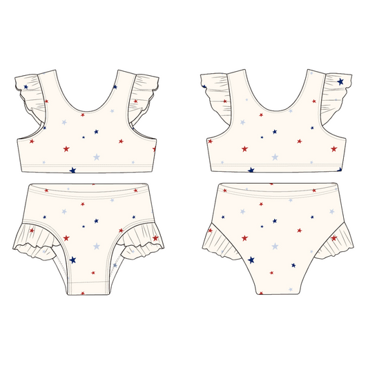 Little Fireworks Flutter Bikini