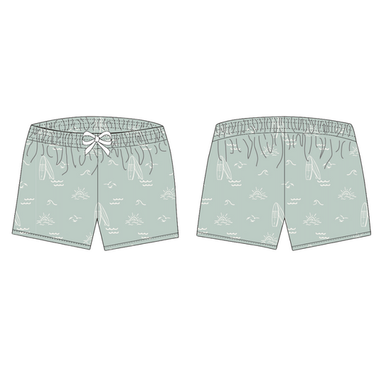Sage Surfer Boys Swim Shorts