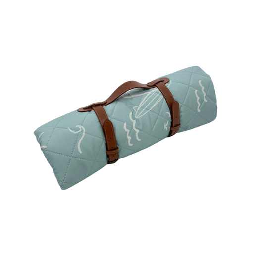 Sage Surfer Quilted Water Resistant Beach Mat