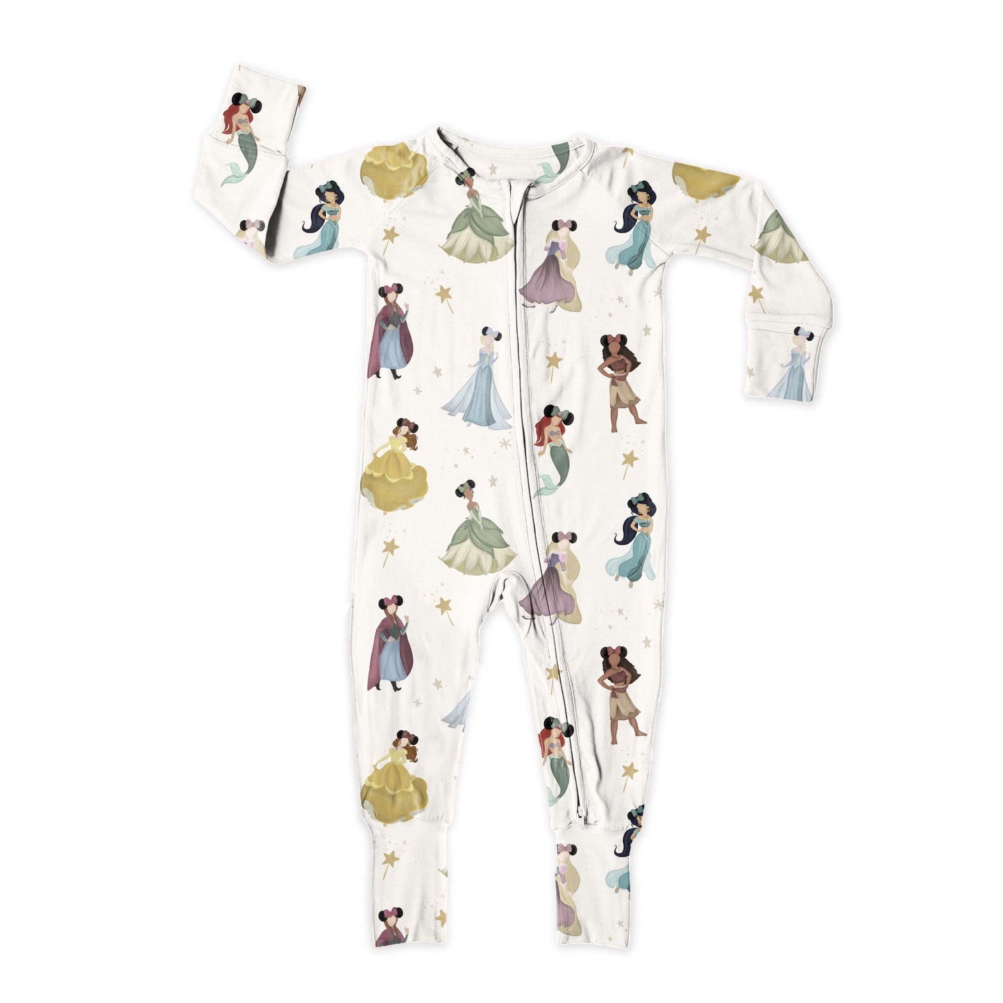 Princess Magic Zip Up Bamboo Pajamas