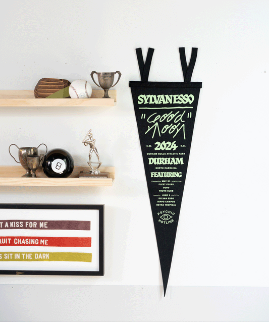 Good Moon 2024 Durham Bulls Ballpark Pennant • Sylvan Esso x Oxford Pennant