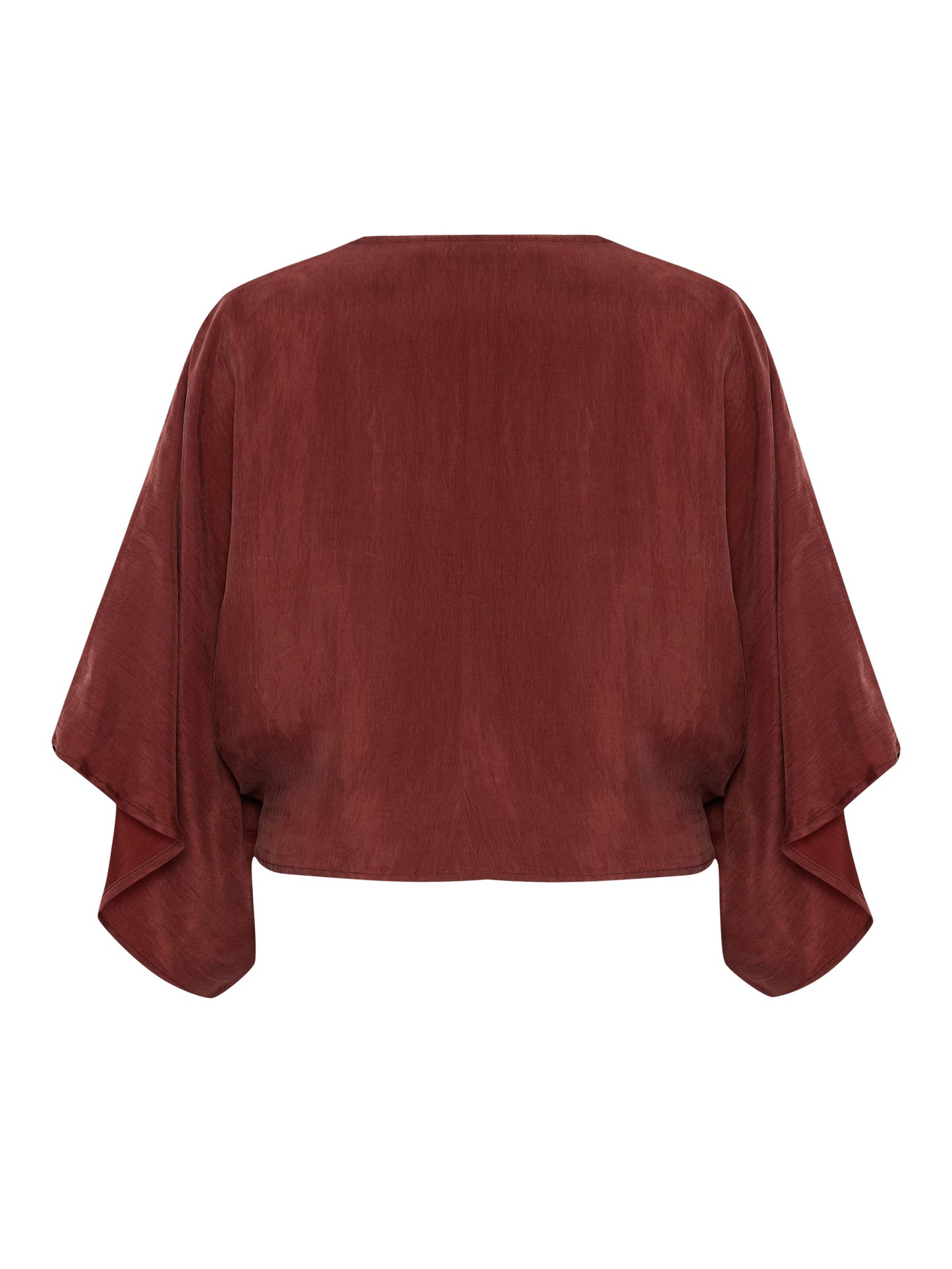 Lucid Knot Top - Burgundy