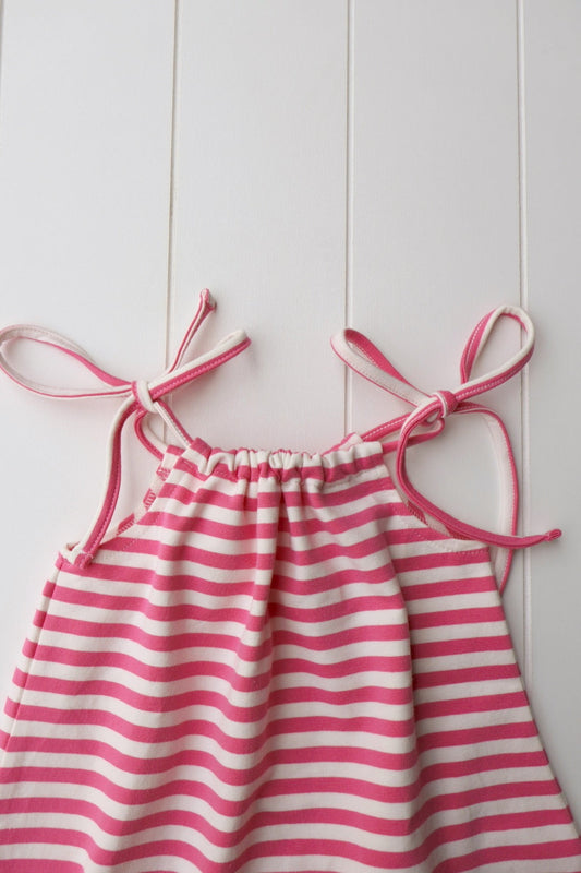 Tie Sleeve Girls Dress