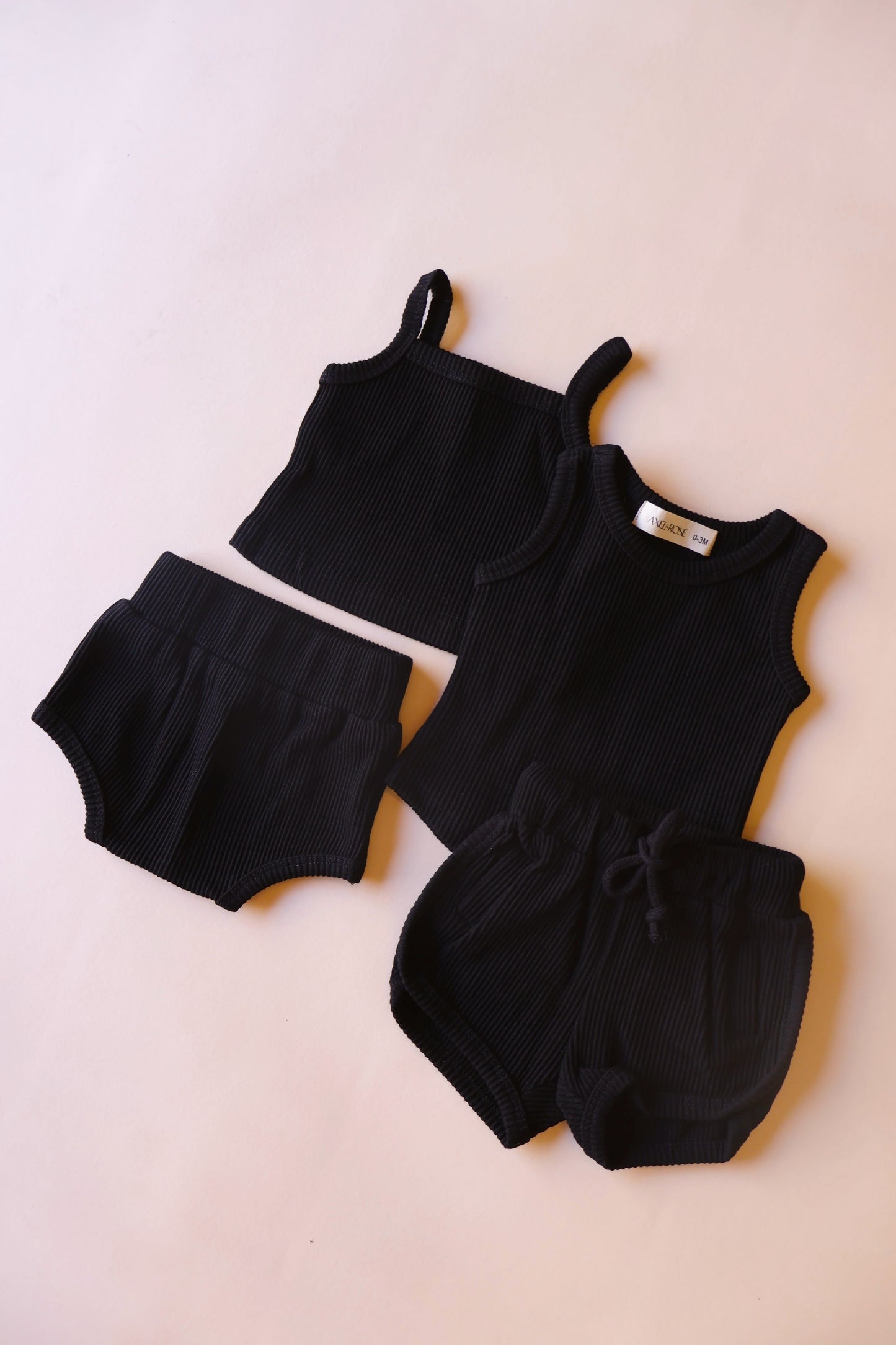 Ribbed Tank Bloomer Set