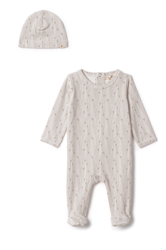 Line Print Onesie