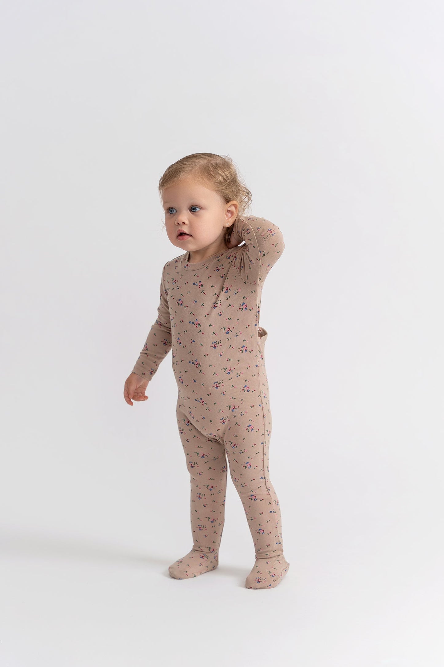 Floral printed Onesie