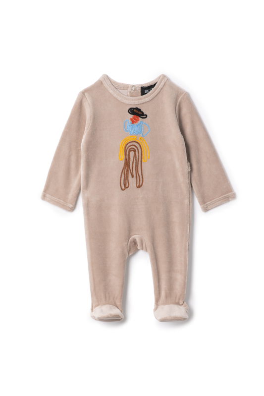 Cowboy Embroidered Onesie
