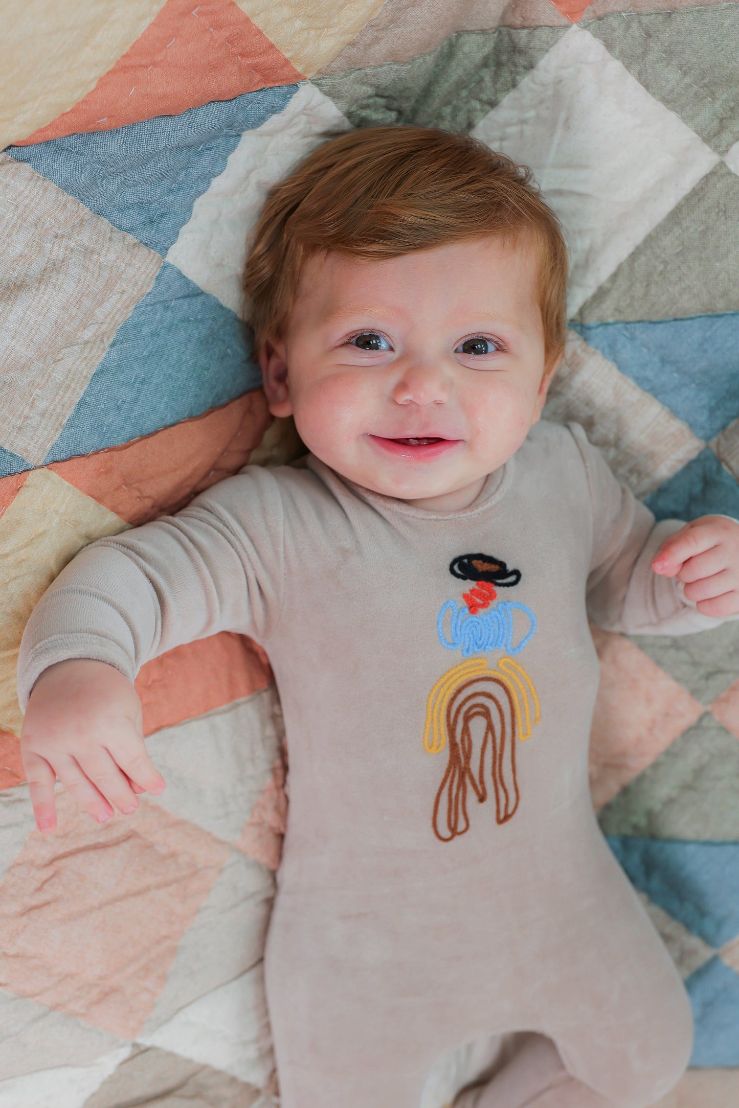 Cowboy Embroidered Onesie