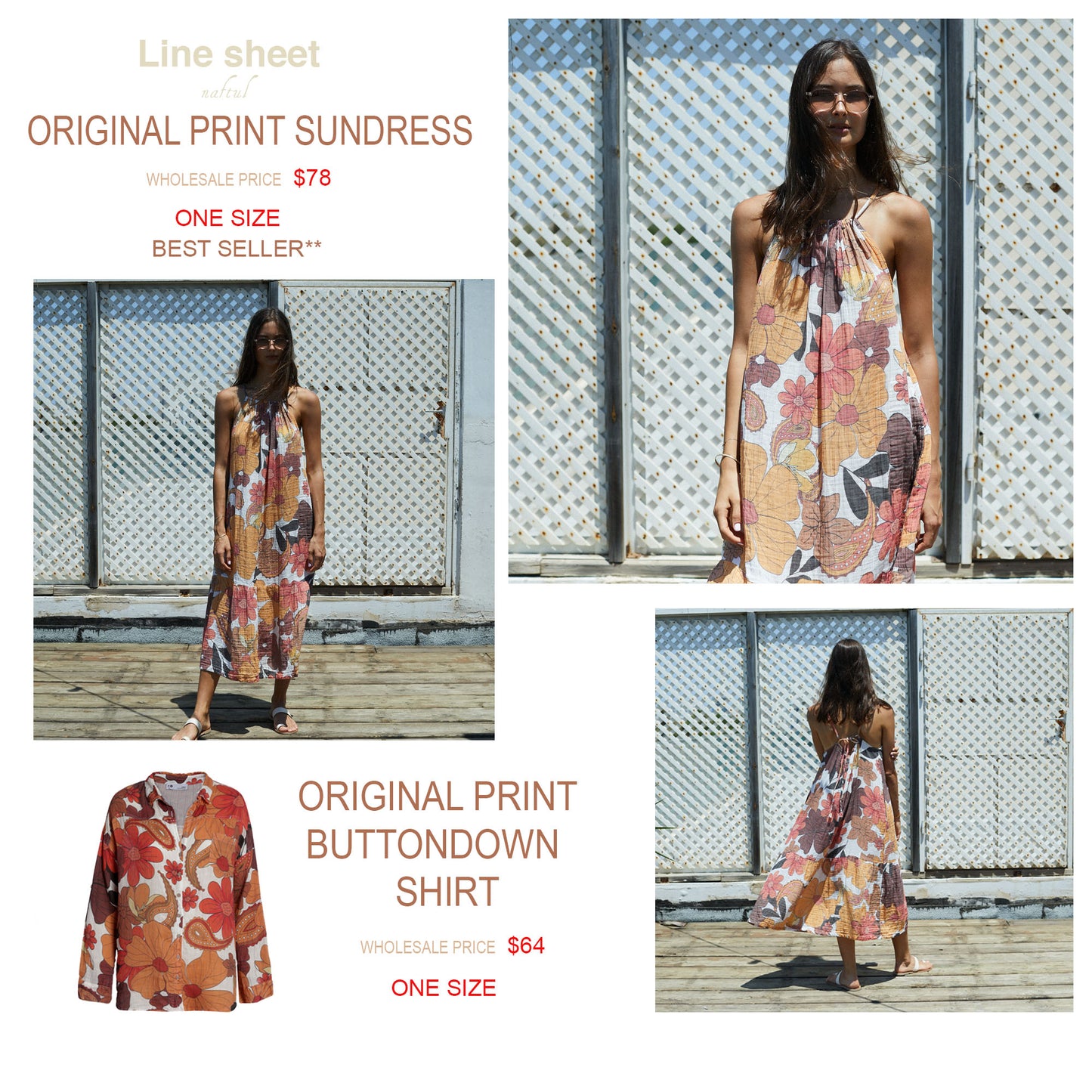 Floral 70's Print Relaxed Fit Maxi Dress