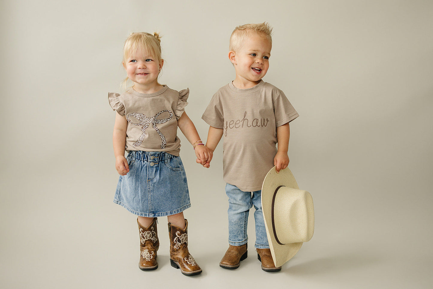 Cheetah Bow Ruffle Tee
