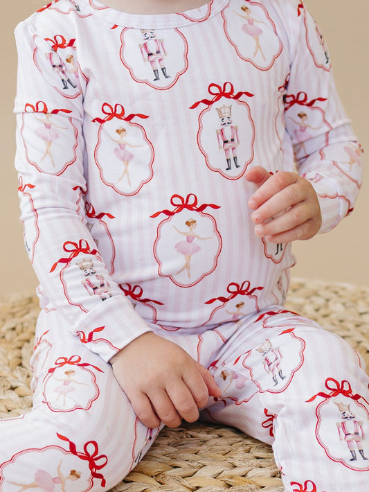 Bamboo Two Piece Set | Pink Nutcracker