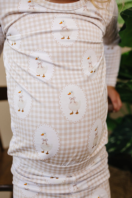 Bamboo Two Piece Set | Gingham & Goose