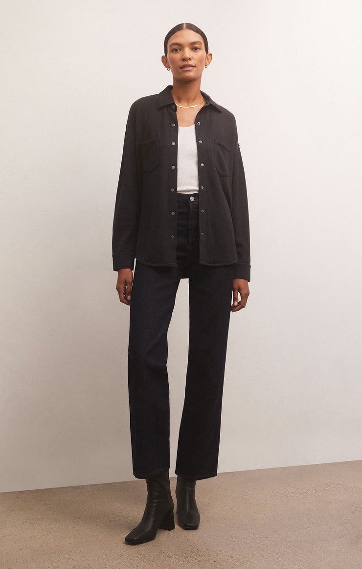 WFH MODAL SHIRT JACKET