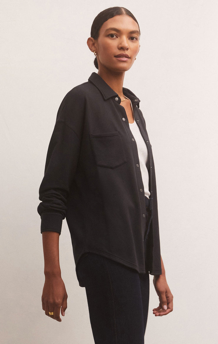 WFH MODAL SHIRT JACKET
