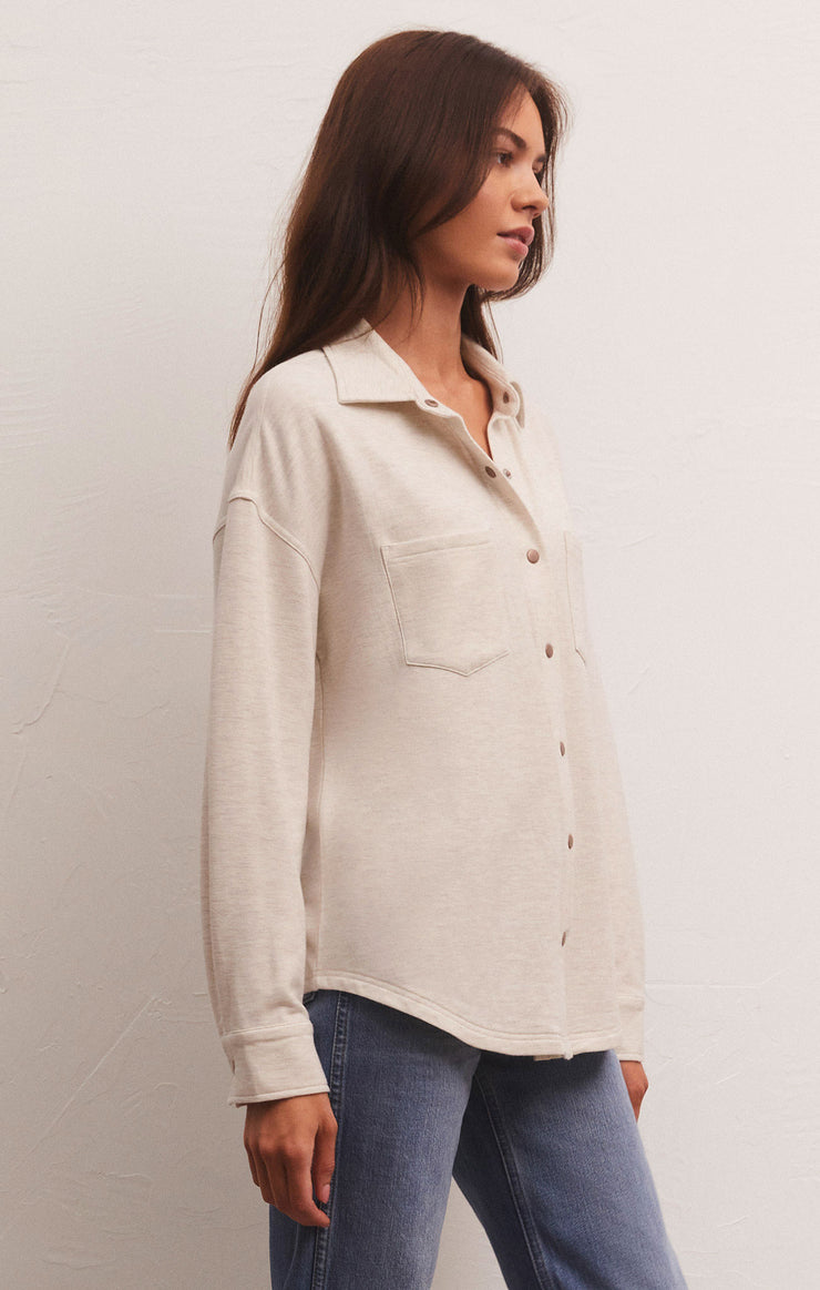 WFH MODAL SHIRT JACKET