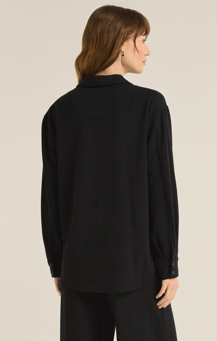 LAYOVER MODAL FLEECE BUTTON UP