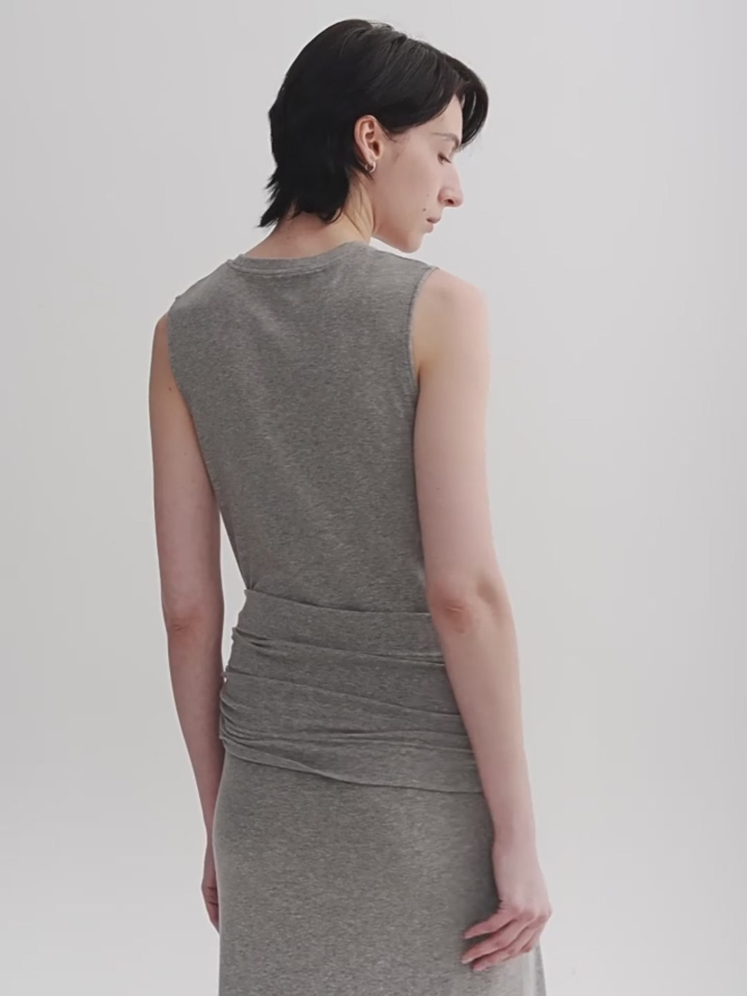 Ice Silk Wool Blend Dress