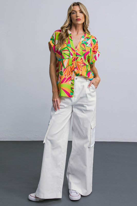 ADORABLE POSH WOVEN CARGO PANTS - Mack & Harvie