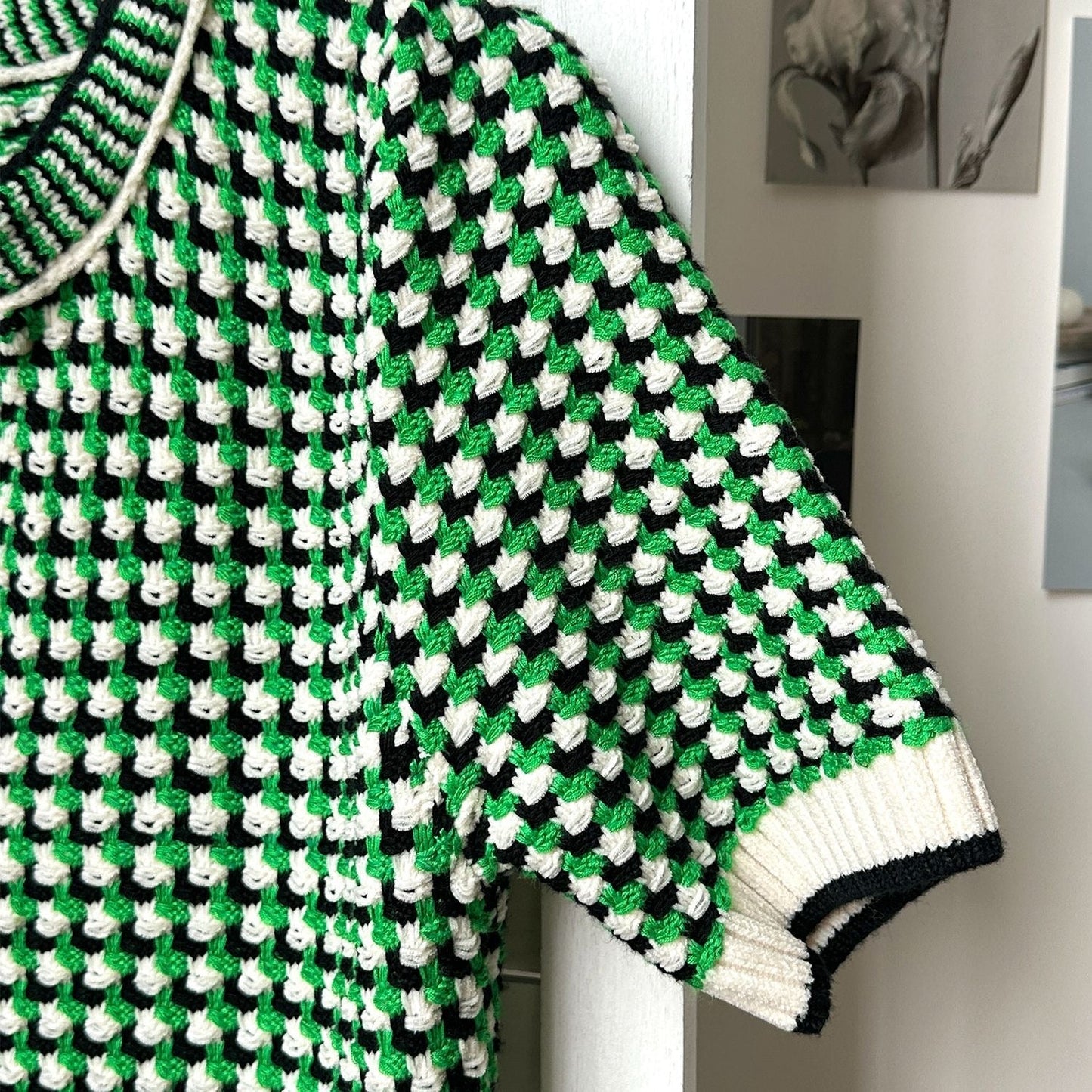 Alice Knit Check Dress - Mack & Harvie