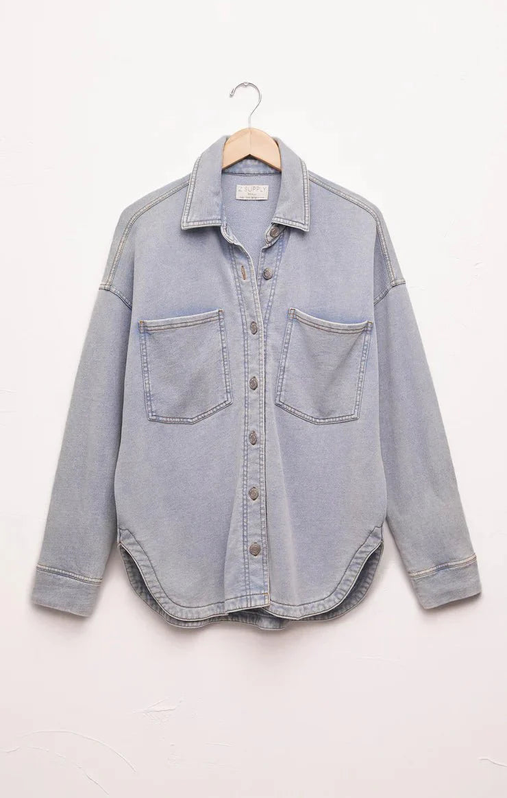ALL DAY KNIT DENIM JACKET
