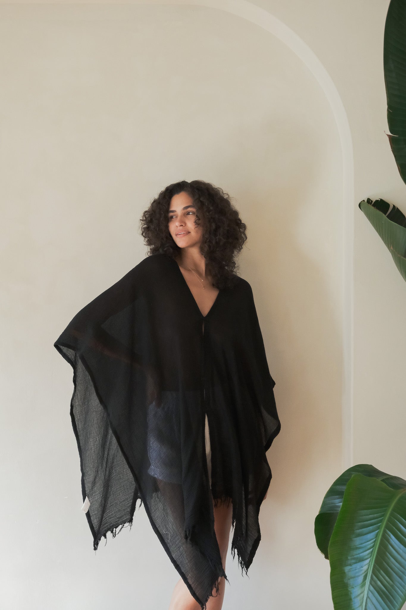 Ava Kimono - Black - Mack & Harvie