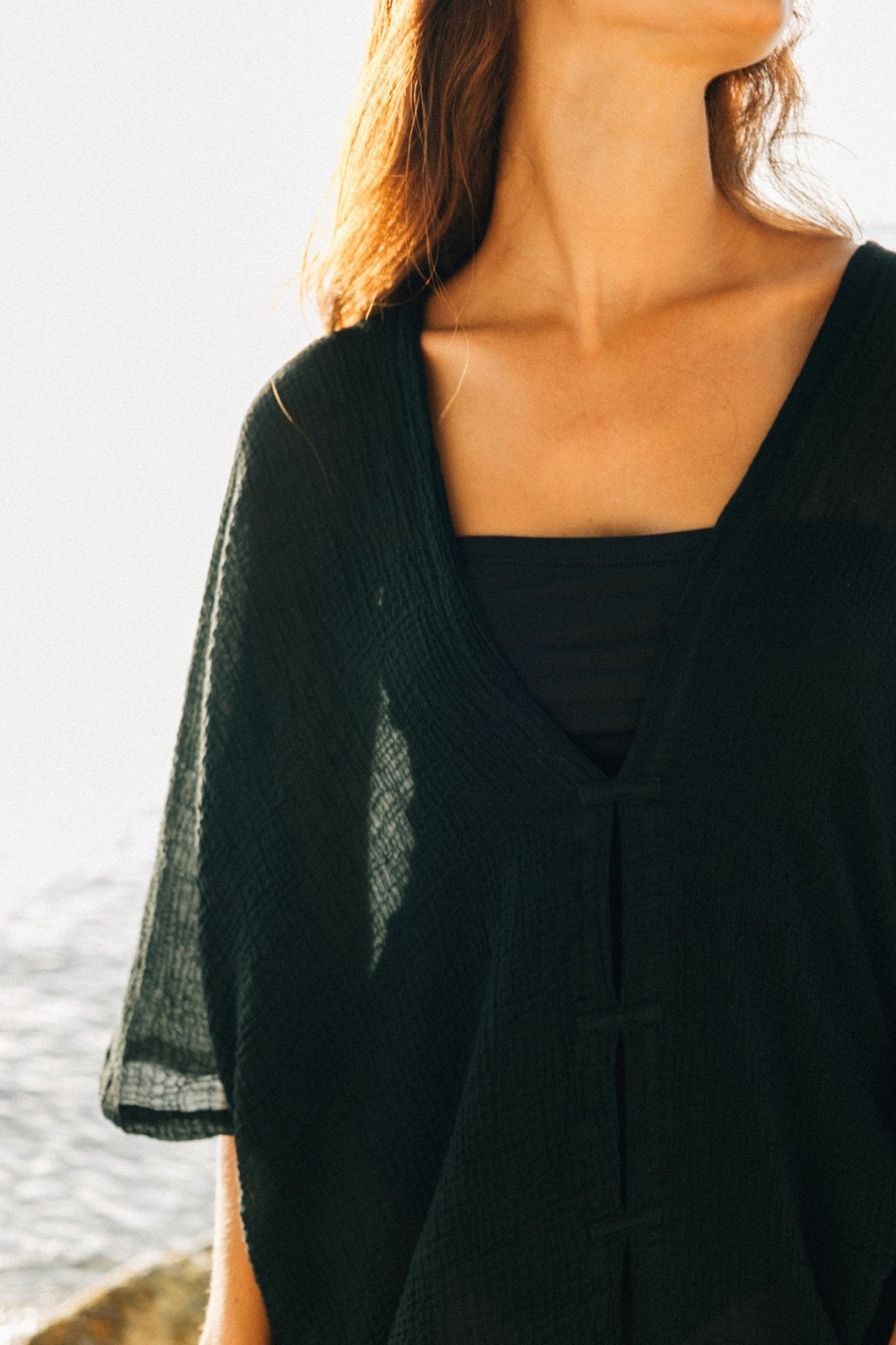 Ava Kimono - Black - Mack & Harvie