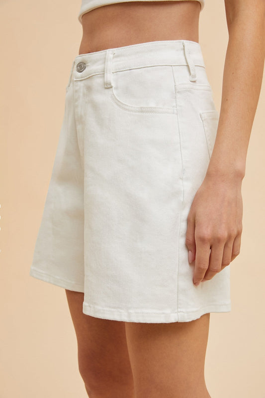 Jasmine Denim Mom Shorts