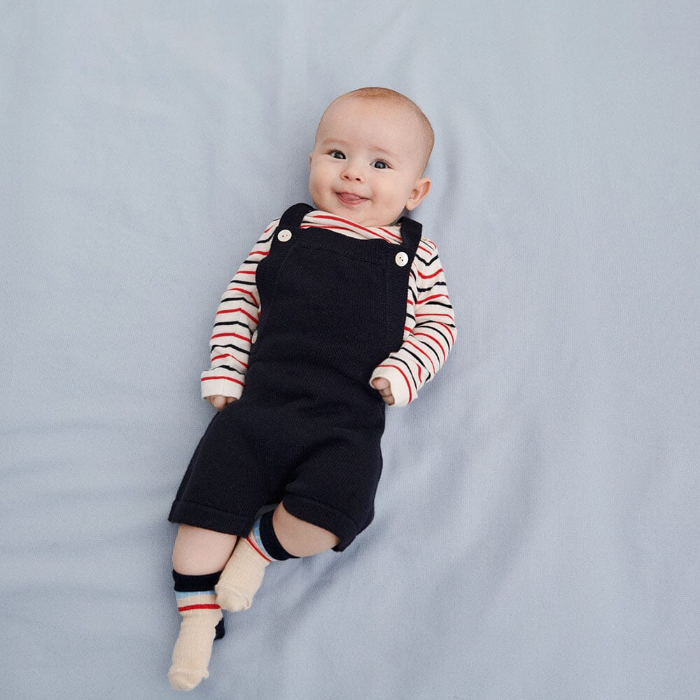 Baby Short Overalls - Dark Navy - Mack & Harvie