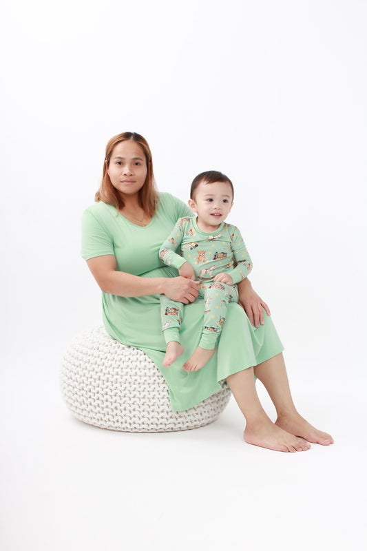 Vintage Toys | Two-Piece Bamboo Long Sleeve Toddler & Kids Pajamas