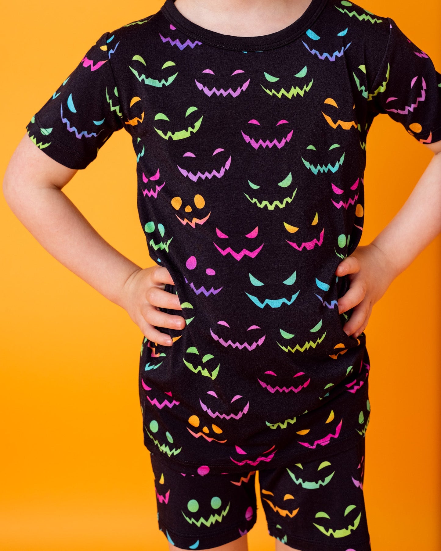 Halloween Night | Two-Piece Bamboo Short Sleeve Toddler & Kids Pajamas