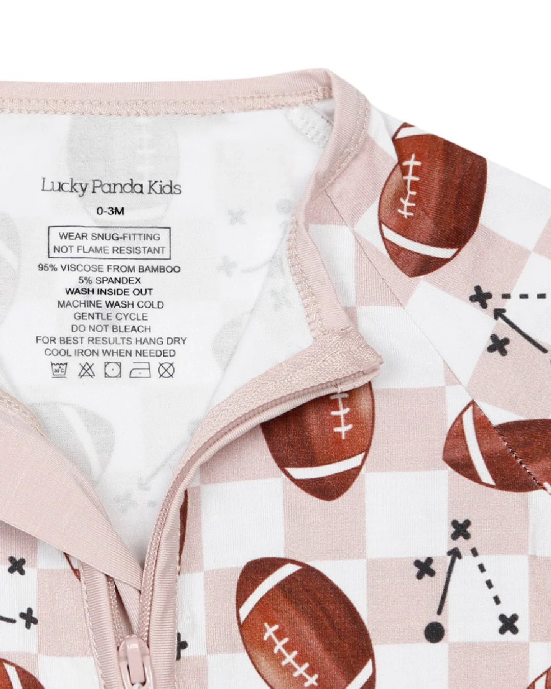 Bamboo Zip Romper | Game Day - Mack & Harvie