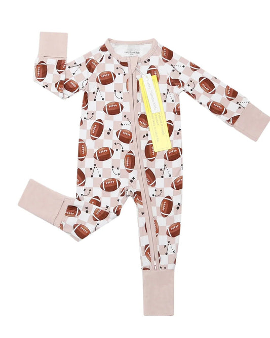 Bamboo Zip Romper | Game Day - Mack & Harvie