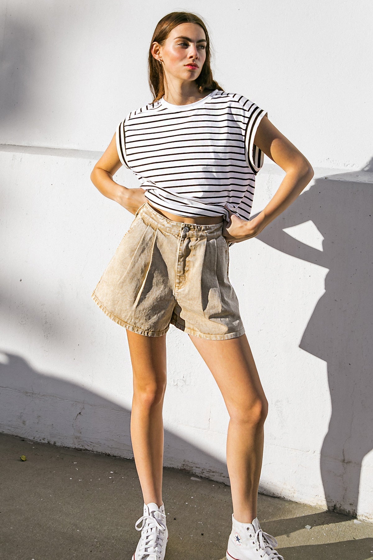 BETTER DAYS AHEAD TWILL SHORTS - Mack & Harvie