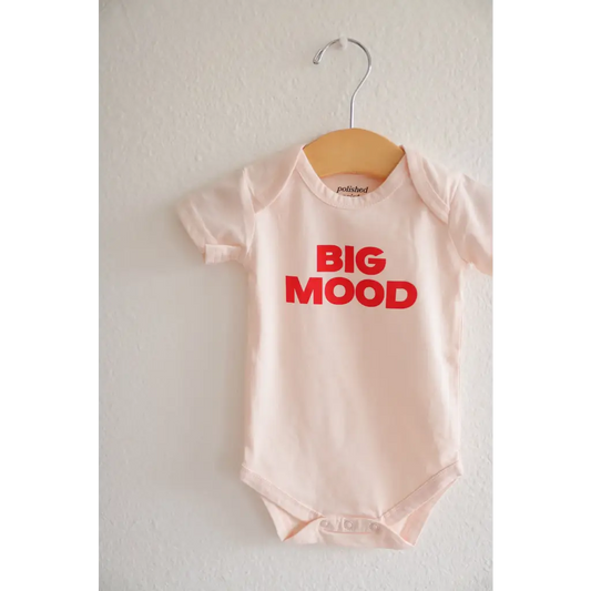 Big Mood Organic Cotton Baby Onesie