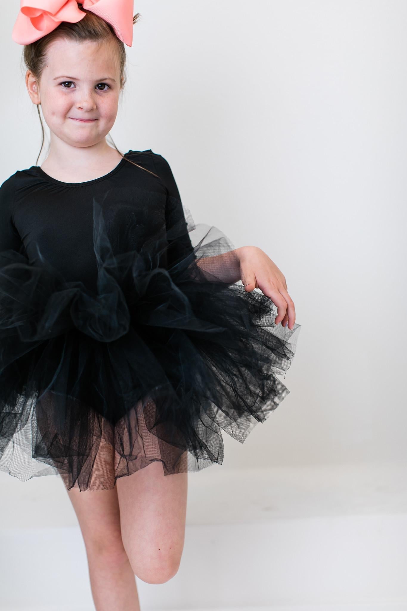 Black 3/4 Tutu Leotard - Mack & Harvie