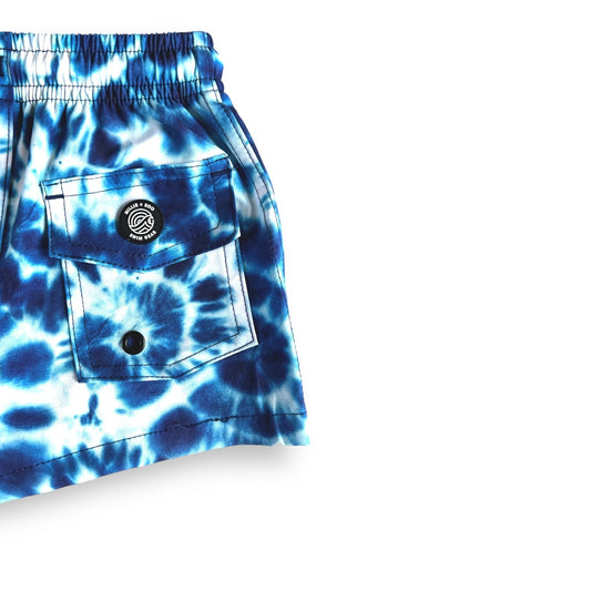 BOARD SHORTS- Blue Tie Dye - Mack & Harvie