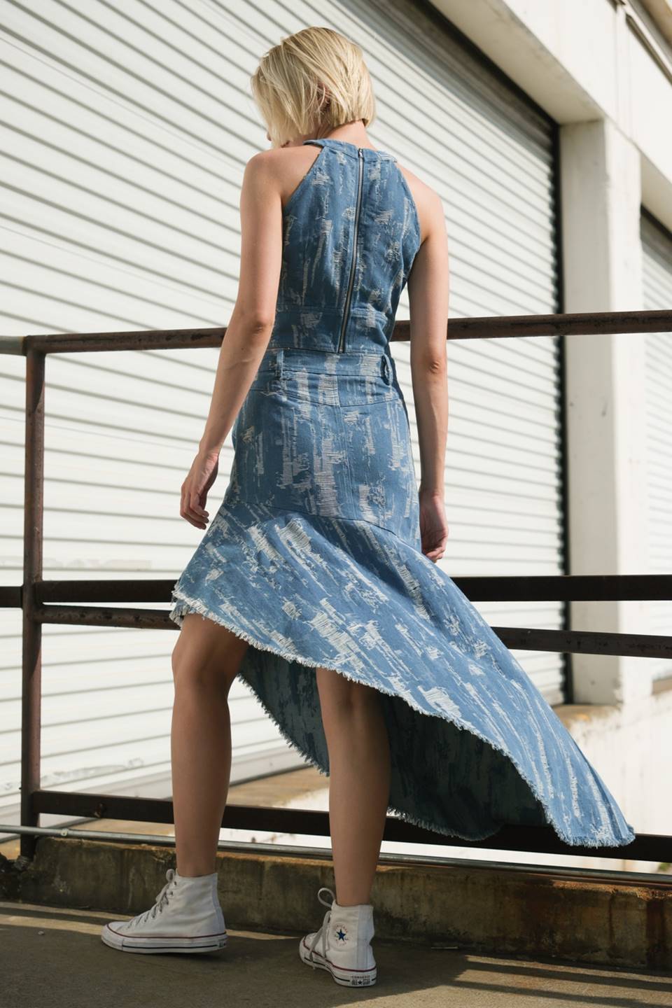 BREEZY ADORATION DENIM SKIRT - Mack & Harvie