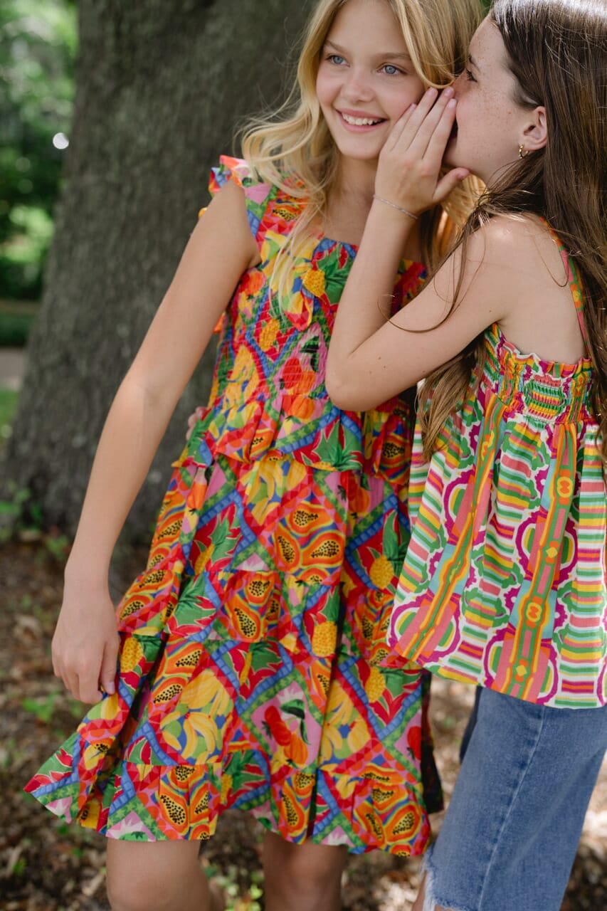 Girls Remi Smocked Girls Dress