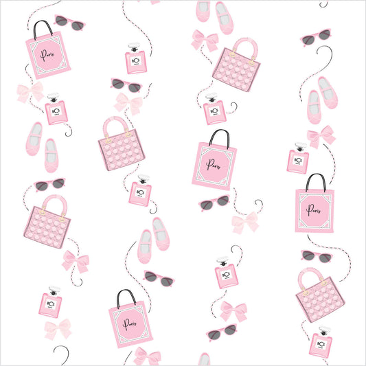 Paris in Pink Zippered Romper