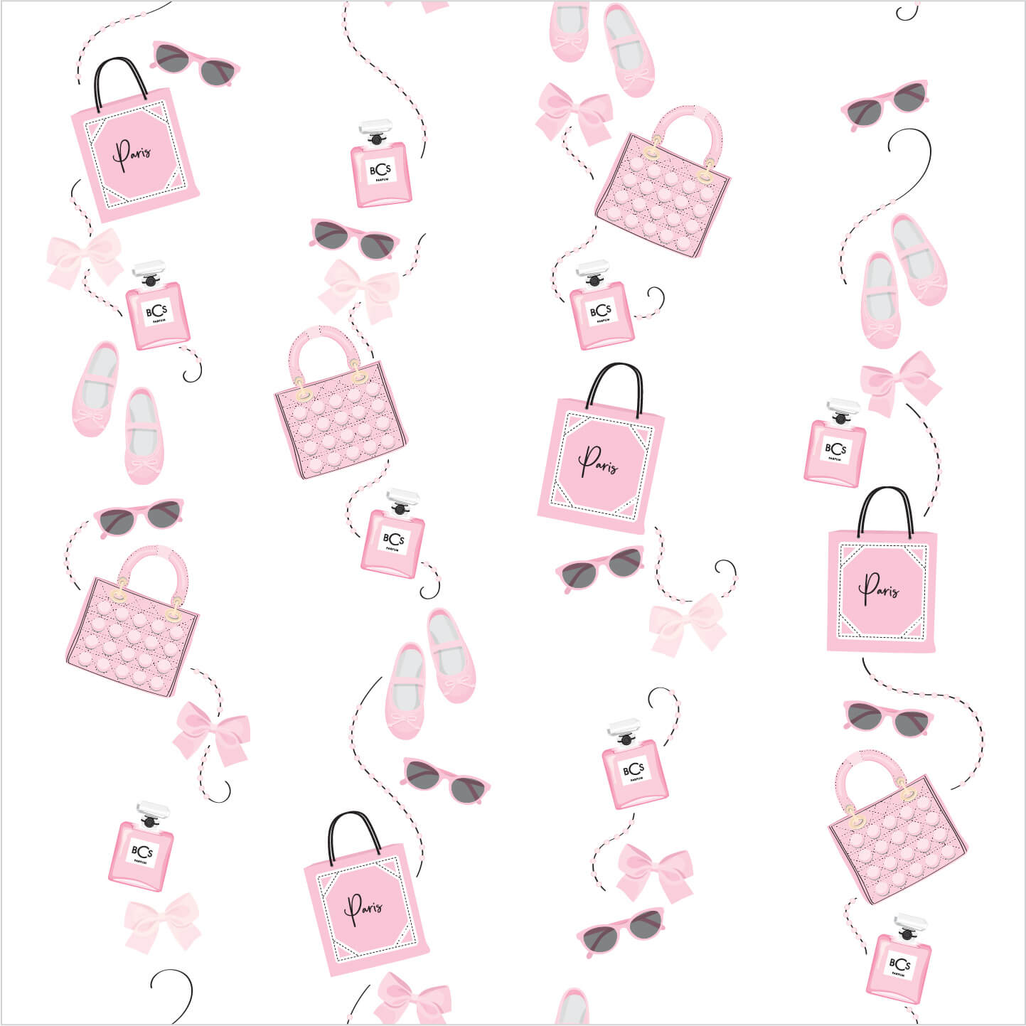 Paris In Pink Two-Piece Set