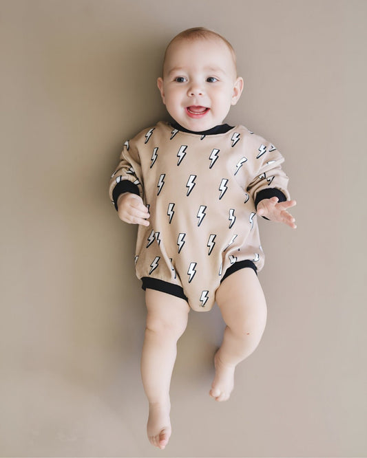 Bubble Romper | Lightning Bolt - Mack & Harvie