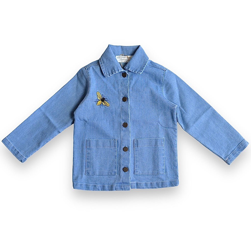 Buzzy Denim Cardigan