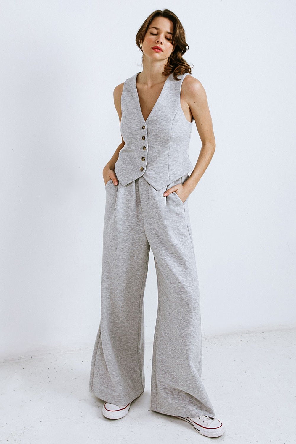 CALL MY LOVELY PONTI VEST - Mack & Harvie