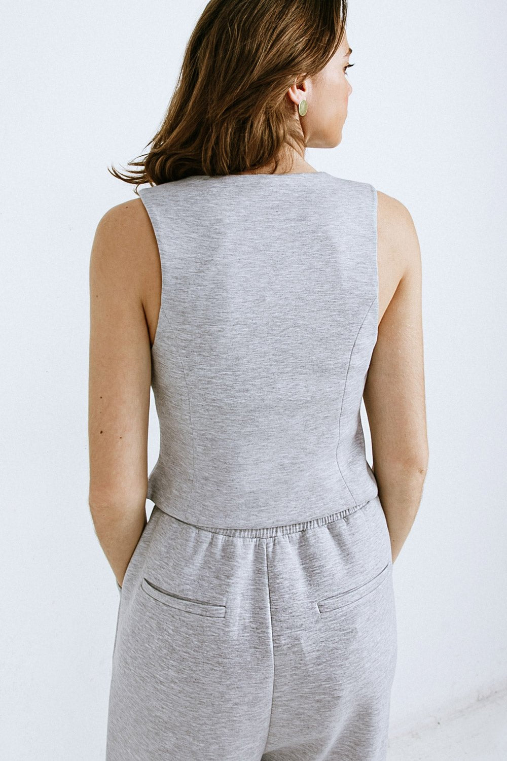 CALL MY LOVELY PONTI VEST - Mack & Harvie