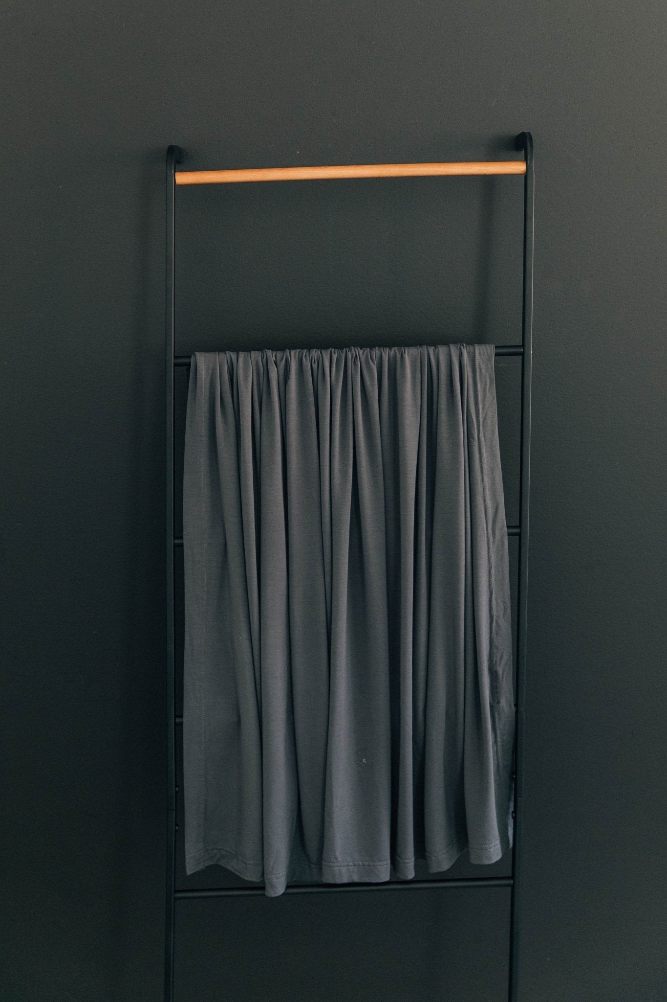 Charcoal Bamboo Stretch Swaddle - Mack & Harvie